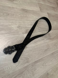 Belt Chrome Heart - Noire